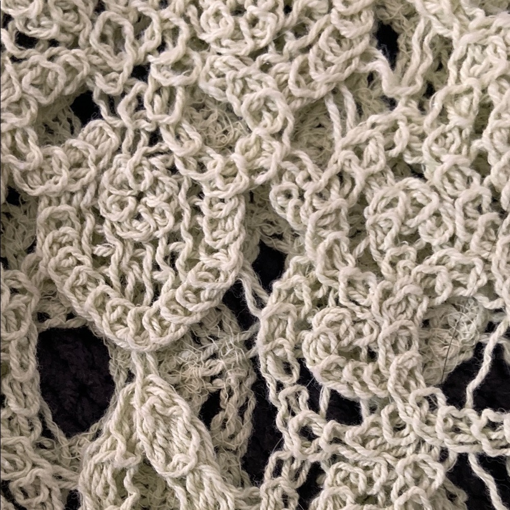 House of Harlow 1960 Lime Green Crochet Maxi Dress Boho Festival Beach - Picture 10 of 10